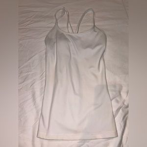 Lululemon size 8 tank with built in bra with pads